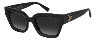 Óculos de sol Tommy Hilfiger TH 2402/S TH Preto Retangular - 1