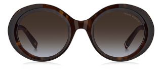 Óculos de sol Tommy Hilfiger TH 2403/S TH Castanho Redonda - 2