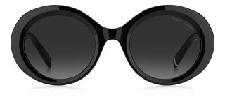 Óculos de sol Tommy Hilfiger TH 2403/S TH Preto Redonda - 2