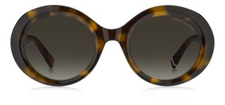 Óculos de sol Tommy Hilfiger TH 2403/S TH Castanho Redonda - 2