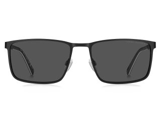 Óculos de sol Tommy Hilfiger TH 2319/S TH Preto Retangular - 2