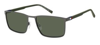 Óculos de sol Tommy Hilfiger TH 2319/S TH Preto Retangular - 1