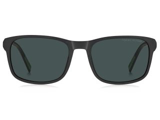 Óculos de sol Tommy Hilfiger TH 2325/S TH Preto Retangular - 2
