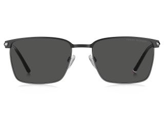 Óculos de sol Tommy Hilfiger TH 2329/S TH Preto Quadrada - 2