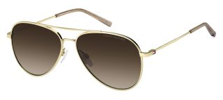 Óculos de sol Tommy Hilfiger TH 2336/S TH Dourados Aviador - 1