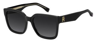 Óculos de sol Tommy Hilfiger TH 2342/S TH Preto Quadrada - 1