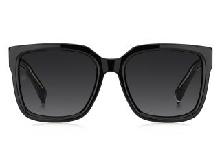 Óculos de sol Tommy Hilfiger TH 2342/S TH Preto Quadrada - 2