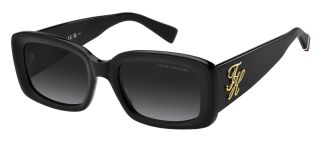 Óculos de sol Tommy Hilfiger TH 2343/S TH Preto Retangular - 1
