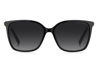 Óculos de sol Tommy Hilfiger TH 2349/S TH Preto Borboleta - 2