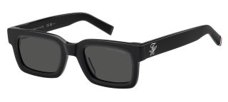 Óculos de sol Tommy Hilfiger TH 2368/S TH Preto Retangular - 1