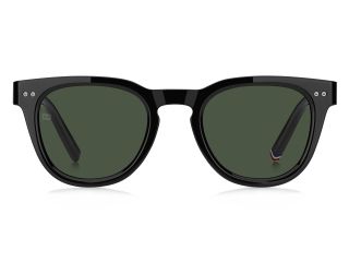 Óculos de sol Tommy Hilfiger TH 86/S TH Preto Ovalada - 2