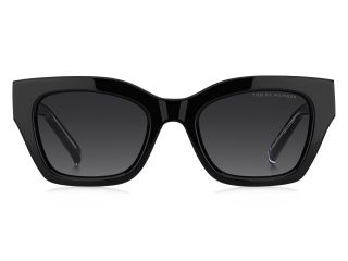 Óculos de sol Tommy Hilfiger TH 2264/S TH Preto Borboleta - 2