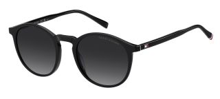 Óculos de sol Tommy Hilfiger TH 2267/S TH Preto Redonda - 1