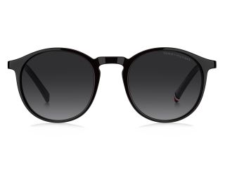 Óculos de sol Tommy Hilfiger TH 2267/S TH Preto Redonda - 2