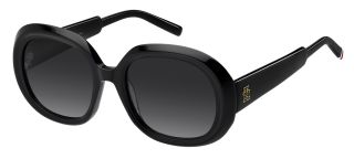 Óculos de sol Tommy Hilfiger TH 2284/S TH Preto Redonda - 1