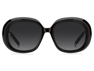 Óculos de sol Tommy Hilfiger TH 2284/S TH Preto Redonda - 2