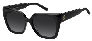 Óculos de sol Tommy Hilfiger TH 2285/S TH Preto Borboleta - 1