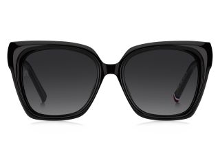 Óculos de sol Tommy Hilfiger TH 2285/S TH Preto Borboleta - 2