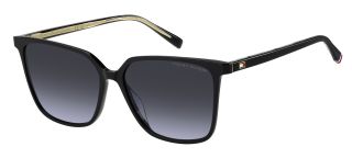 Óculos de sol Tommy Hilfiger TH 2292/S TH Preto Borboleta - 1