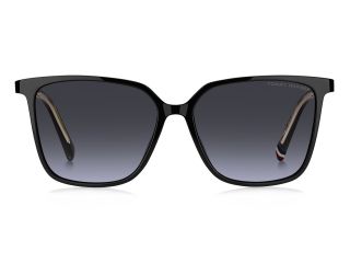 Óculos de sol Tommy Hilfiger TH 2292/S TH Preto Borboleta - 2