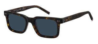 Óculos de sol Tommy Hilfiger TH 85/S TH Castanho Retangular - 1