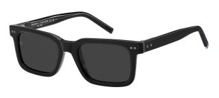 Óculos de sol Tommy Hilfiger TH 85/S TH Preto Retangular - 1