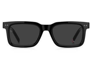 Óculos de sol Tommy Hilfiger TH 85/S TH Preto Retangular - 2