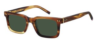 Óculos de sol Tommy Hilfiger TH 85/S TH Castanho Retangular - 1