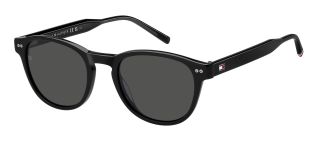 Óculos de sol Tommy Hilfiger TH 2186/S TH Preto Ovalada - 1