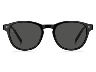 Óculos de sol Tommy Hilfiger TH 2186/S TH Preto Ovalada - 2