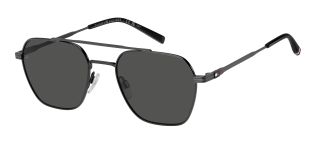 Óculos de sol Tommy Hilfiger TH 2192/S TH Preto Retangular - 1