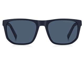 Óculos de sol Tommy Hilfiger TH 2200/S TH Azul Retangular - 2