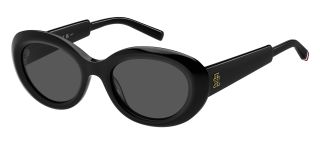 Óculos de sol Tommy Hilfiger TH 2207/S TH Preto Ovalada - 1