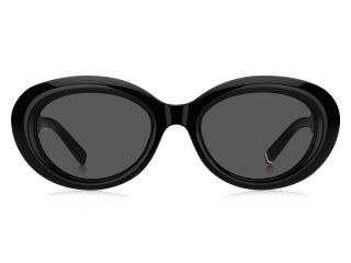 Óculos de sol Tommy Hilfiger TH 2207/S TH Preto Ovalada - 2
