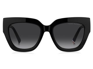 Óculos de sol Tommy Hilfiger TH 2223/S TH Preto Quadrada - 2