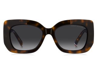 Óculos de sol Tommy Hilfiger TH 2224/S TH Castanho Retangular - 2