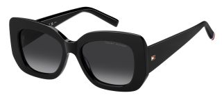 Óculos de sol Tommy Hilfiger TH 2224/S TH Preto Retangular - 1