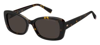 Óculos de sol Tommy Hilfiger TH 2225/S TH Castanho Retangular - 1