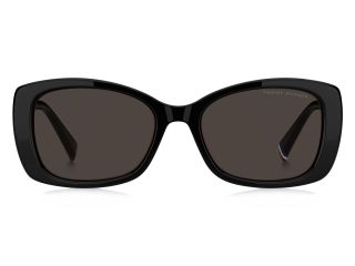 Óculos de sol Tommy Hilfiger TH 2225/S TH Preto Retangular - 2