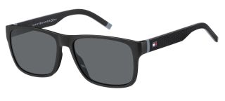 Óculos de sol Tommy Hilfiger TH 1718/S TH Preto Retangular - 1
