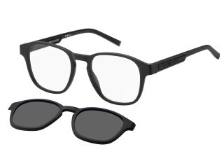 Óculos de sol Tommy Hilfiger TH 2085/CS TH Preto Retangular - 1