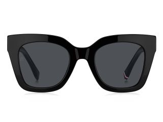 Óculos de sol Tommy Hilfiger TH 2051/S TH Preto Quadrada - 2