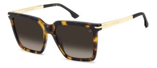 Óculos de sol Victoria Beckham VB 1022/S VB Castanho Retangular - 1