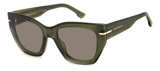 Óculos de sol Victoria Beckham VB 7017/S VB Verde Retangular - 1