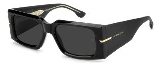 Óculos de sol Victoria Beckham VB 7008/S VB Preto Retangular - 1