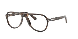 Óculos graduados Persol 0PO3411V Castanho Aviador - 1