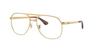 Óculos graduados Ray Ban 0RX3793V Dourados Quadrada - 1