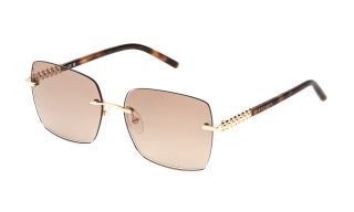 Óculos de sol Blumarine SESG44 ESCADA Dourados Quadrada