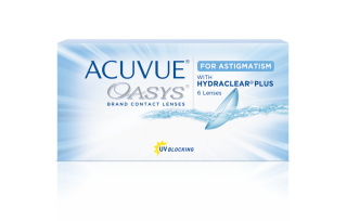 Lentes de contacto Quinzenais Acuvue Oasys Astigmatismo 6 unidades Lentes de contacto Quinzenais Acuvue Oasys Astigmatismo 6 unidades