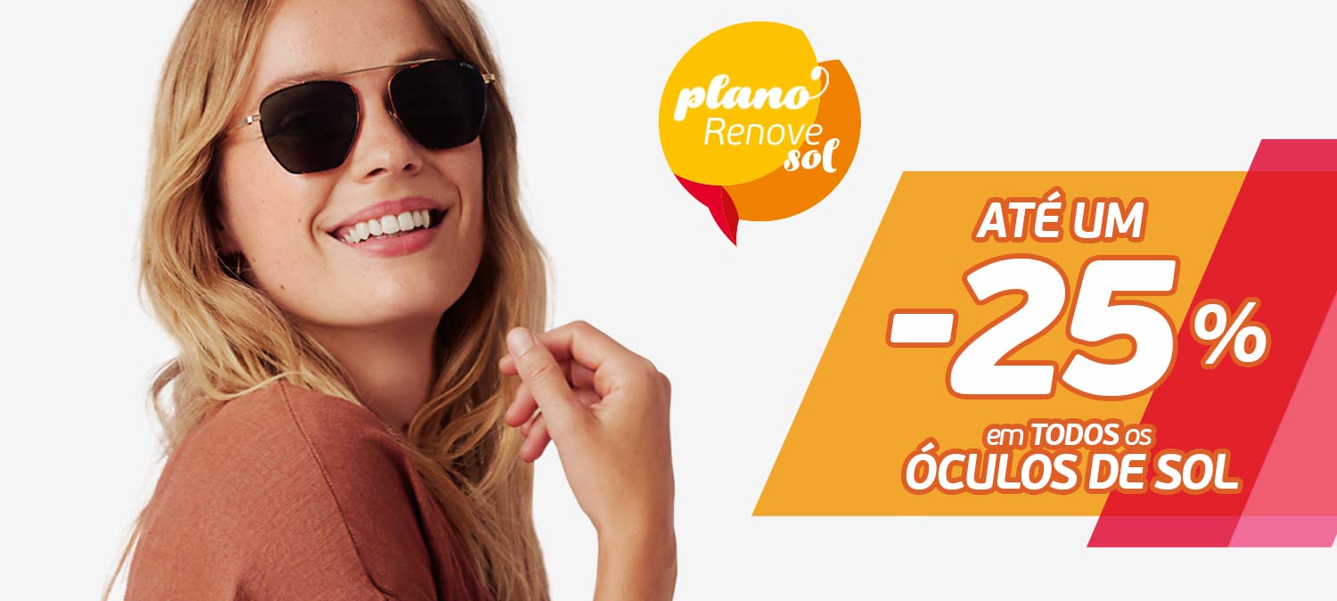 Plano renove oculos sol
